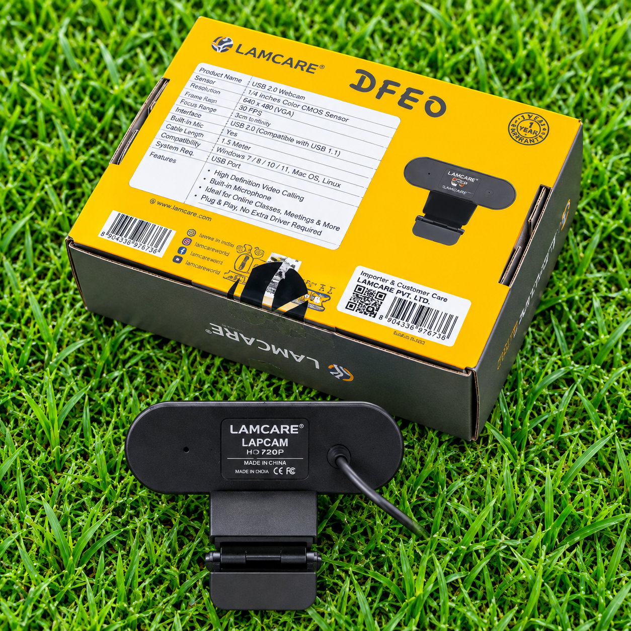 Lapcare Lapcam 720P HD PC Webcam