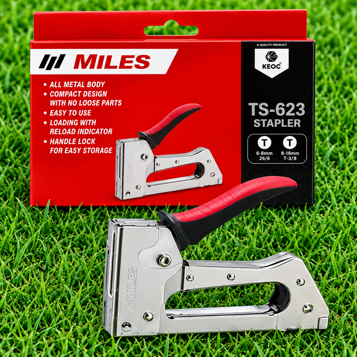 Miles TS-623 Gun Tacker Stapler