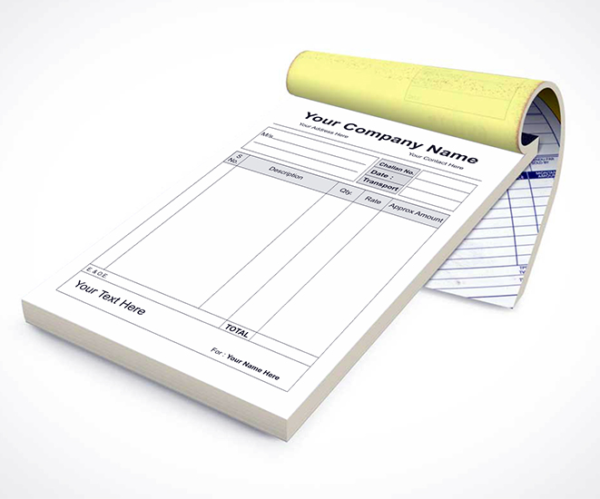 A/8 SIZE BILL BOOK 10 BOOK SINGLE COLOUR